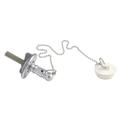 Kingston Brass CC1111 Rubber Stopper Chain and Attachment for CC1001 Polished Chrome