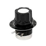 RV24YN 20S B103 10K Ohm Rotary Taper Carbon Potentiometer Pots w Dial w Knob