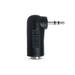 Hosa - Audio adapter - mini-phone stereo 3.5 mm female to stereo micro jack male - angled