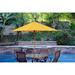 Jeco 9ft. Wood Market Umbrella-Color:Yellow