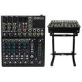 Mackie 802VLZ4 8-channel Compact Analog Low-Noise Mixer w/ 3 ONYX Preamps+Stand