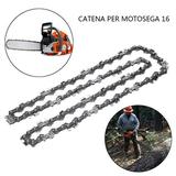 Keyohome 10/14/16 Inch Chainsaw Chain 40/52/55/56/57 Drive Links Chainsaw Chain 3/8 LP Mini Guide Saw Chain Replacement Portable 0.050 Gauge Chainsaw Chain for Cordless Electric Chainsaw