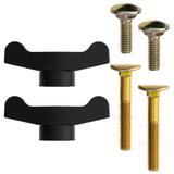 PowerCare Handle Bolts Set Universal Fit 2 Handles 2 Short Bolts 2 Long Bolts Lawn Mowers Snow Throwers