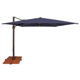 Simply Shade Bali Pro Starlight Umbrella w/ Cross Bar Stand in Bronze/Navy