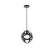 Living District Celeste 1-Light Mid-Century Metal Pendant in Black