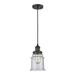 Innovations Lighting 201C Canton Canton 6 Wide Mini Pendant - Black