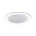 NICOR Lighting 6 in. White Recessed Slope Trim with Baffle (17711)