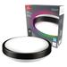 Globe Electric 91000196 Sloan 1 120-Lumen Wi-Fi Smart Color-Changing-RGB Tunable-White 16-Watt LED-Integrated 11-In. Flush-Mount Ceiling Light