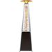 SOLAURA 41000 BTU Patio Heater Outdoor Metal Standing Propane Heater with Wheels(Gold)
