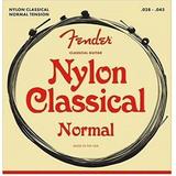 Fender Nylon Classical Guitar String Set Clear/Silver Ball End .028-.043