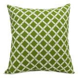 Majestic Home Goods Burnt Bamboo Indoor / Outdoor Square Pillow