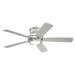 Craftmade Tmph525 Tempo Hugger 52 5 Blade Led Indoor Ceiling Fan - Nickel