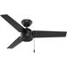 Hunter Fan Company Cassius 44 Indoor Outdoor Ceiling Fan w/ Chain Matte Black