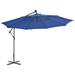 vidaXL Cantilever Umbrella Parasol with Solar LEDs Patio Umbrella Sunshade