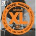 D Addario EXL110-3D Nickel Wound Electric Guitar Strings Regular Light 10-46 3 Sets