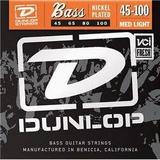 Dunlop Nickel Plated Steel Bass Strings - Medium Light