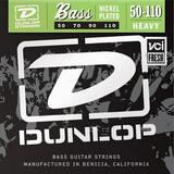 Dunlop DBN50110 Nickel Heavy 4 String Stainless Steel Bass Guitar Strings .50-.110