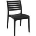 Ares Outdoor Dining Chair Black - set of 2