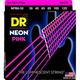 DR Handmade Strings NPB6-30-U 30-125 DR Strings NPB6-30 Hi-Def Neon Bass 6 String Pink
