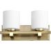 Quorum Lighting - Two Light Wall Mount - Wall Mount - 2 Light Cylinder Wall