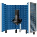 Technical Pro 5-Panel Professional Vocal Microphone Isolation Shield Portable Studio Mic Sound Absorbing Foam Reflector