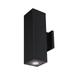 Wac Lighting Dc-Wd06-Ub Cube Architectural 2 Light 18 Tall Led Outdoor Wall Sconce -