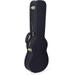 Crossrock Baritone Ukulele Case Black Hardshell Wooden Uke Case