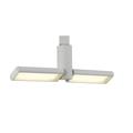 Cal Lighting HT-634-LED 2-Light Dimmable Metal Track Fixture in White