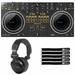 Pioneer DJ DDJ-REV1 Scratch Style 2-Channel DJ Controller with Performance DJ Headphones Package