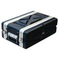 Seismic Audio Lightweight 3 Space Compact ABS Rack Case - 3U PA DJ Shallow Rack Case - SALWR3S