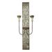 A&B Home 16x9x45 Two-Light Wall Sconce Electric 2EA/CTN-Color:Antique White Style:Classic Vintage