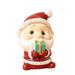 YUEHAO Christmas Decorations Clearance Desktop Ornament Christmas Statue Miniature Snowman Santa Claus Resin Craftwork Home Garden Decorations Statue Home Decor