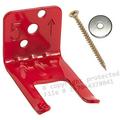 1 - Fire Extinguisher Bracket Amerex Fork Style Wall Hook Mount Hanger for a 2 1/2 to 5 Lb. Fire extinguishers Universal for all Extinguishers with Valve Body Slots