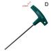 T-shaped Hex Wrench Multi-purpose Screwdriver Rubber Handle Flat Head Hex Wrench