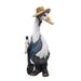 Cute Resin Duck Outdoor Statue Flexible Simulation Duck Ornaments For Outdoor Duck Ornaments Cute Resin For Outdoor Yard Lawn Garden Decorations Cute Resin Duck Outdoor Statue Flexible Male