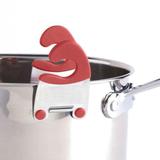 Musuos 1pc Stainless Steel Pot Clips Anti-scalding Spoon Rests Holder Kitchen Gadgets