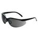 Radnor Motion Series Safety Glasses With Black Frame Gray Polycarbonate Scratch Resistant Lens And Adjustable Temples - 12/Box (5 Boxes)