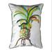 Betsy Drake Colorful Pineapple Extra Large Zippered Indoor & Outdoor Pillow - 20 x 24 in.