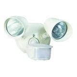 L6010WH White Twin Head Halogen Security Light
