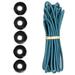 Paracord Planet Colored Bungee Cord and Ball Bungee Kits - 10 Feet of 1/8 Inch Shock Cord and 5 Ball Bungees - Make Custom Tie Downs for Camping Event Tents Canopies and More