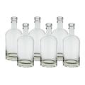 Nordic Flint Bar Top Spirit Bottles - Pack of Six Bottles