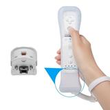 Motion Plus Sensor Controller Adapter with White Silicone Cover Case for Nintendo Wii Wii U Console Video Games Remote Controller