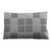 Ahgly Company Patterned Outdoor Rectangular Gunmetal Gray Lumbar Throw Pillow 13 inch by 19 inch