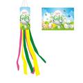 huntermoon Outdoor Wind Socks Windpipe Flags Easter Decoration Windsock Long For Outdoor Hanging Creative Festival Home Decorations