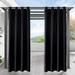 Rosnek Indoor/Outdoor Grommet Top Waterproof Curtains for Porch Patio Single Panel