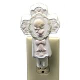 Home Decor KNEELING GIRL NIGHT LIGHT Porcelain Praying Security 2165