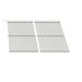 Replacement Sus304 Solid Rod Stainless Steel Cooking Grates for Broil-mate 8248TEXAN50 Broil King 969-27 96997 Gas Models Set of 2