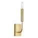 Feiss EW1001BBS Contemporary Modern One Light Wall Sconce from Brianna Collection in Brass Finish