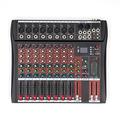 TFCFL 8 Channel Audio Mixer Sound Mixing Console Board USB Dedicated Stereo for Live Studio ABS 110V