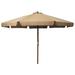 Carevas Outdoor Parasol with Wooden Pole 129.9 Taupe